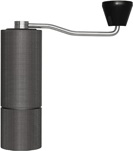 TIMEMOREタイムモア コーヒーミル C2 手挽きコーヒーグラインダー ステンレス臼 アルミボディ 容量20ｇ 36段階粗さ調整可能 省力 均一 coffee grinder (ブラック)